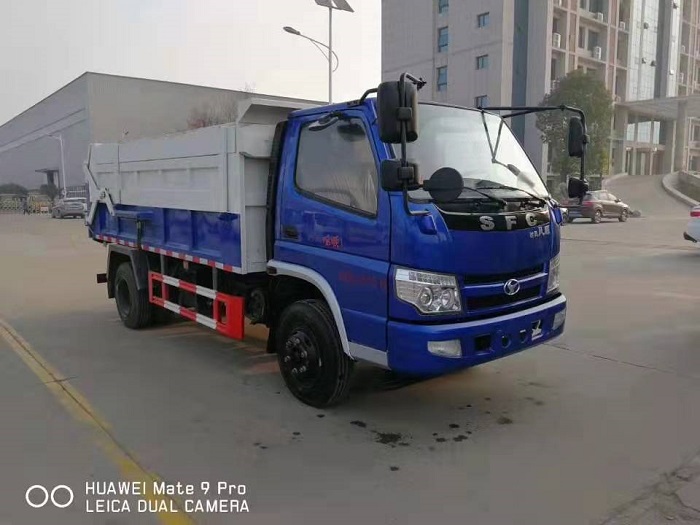 北京时风风顺蓝牌不超重压缩式对接垃圾车
